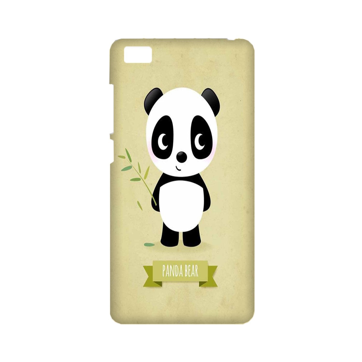 Panda Bear Mobile Back Case for Mi 5  (Design - 317)