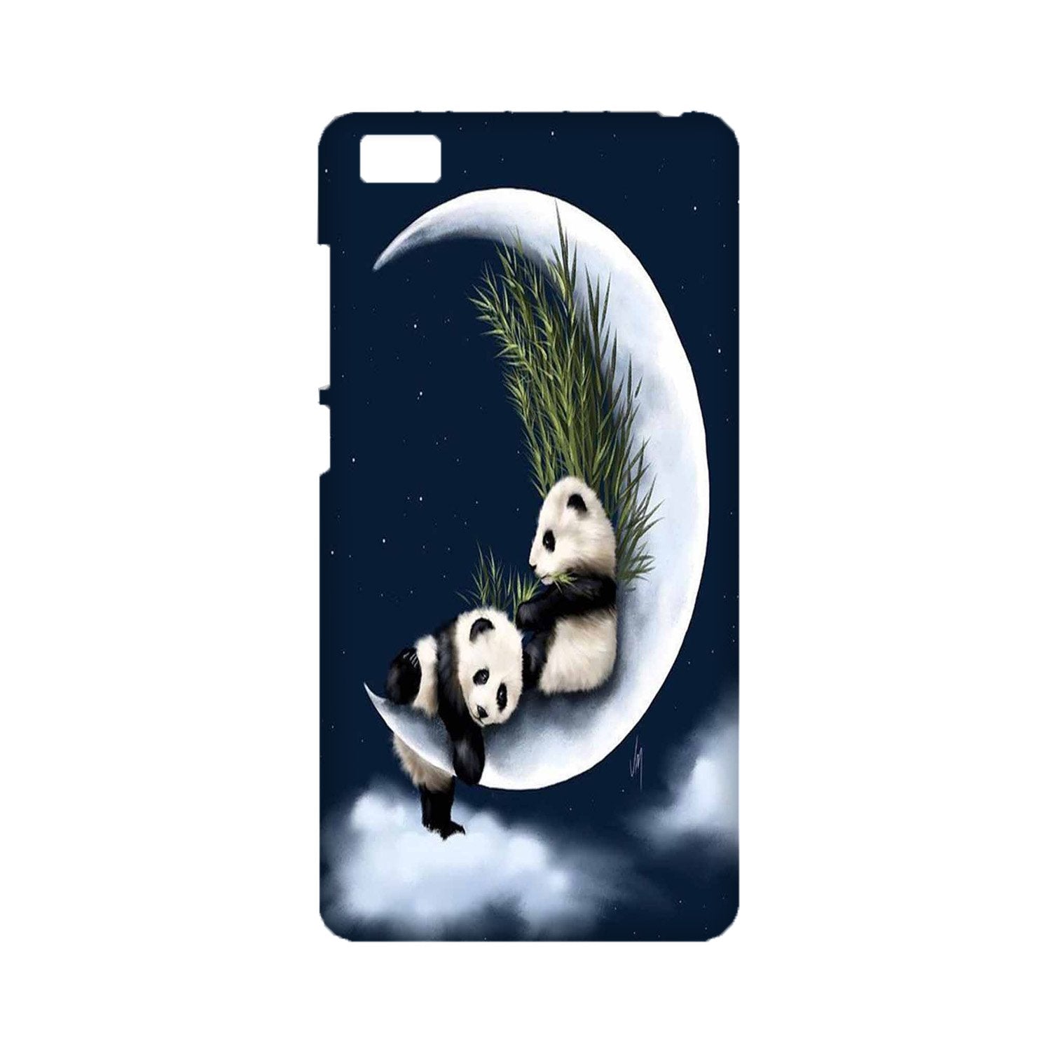 Panda Moon Mobile Back Case for Mi 5  (Design - 318)
