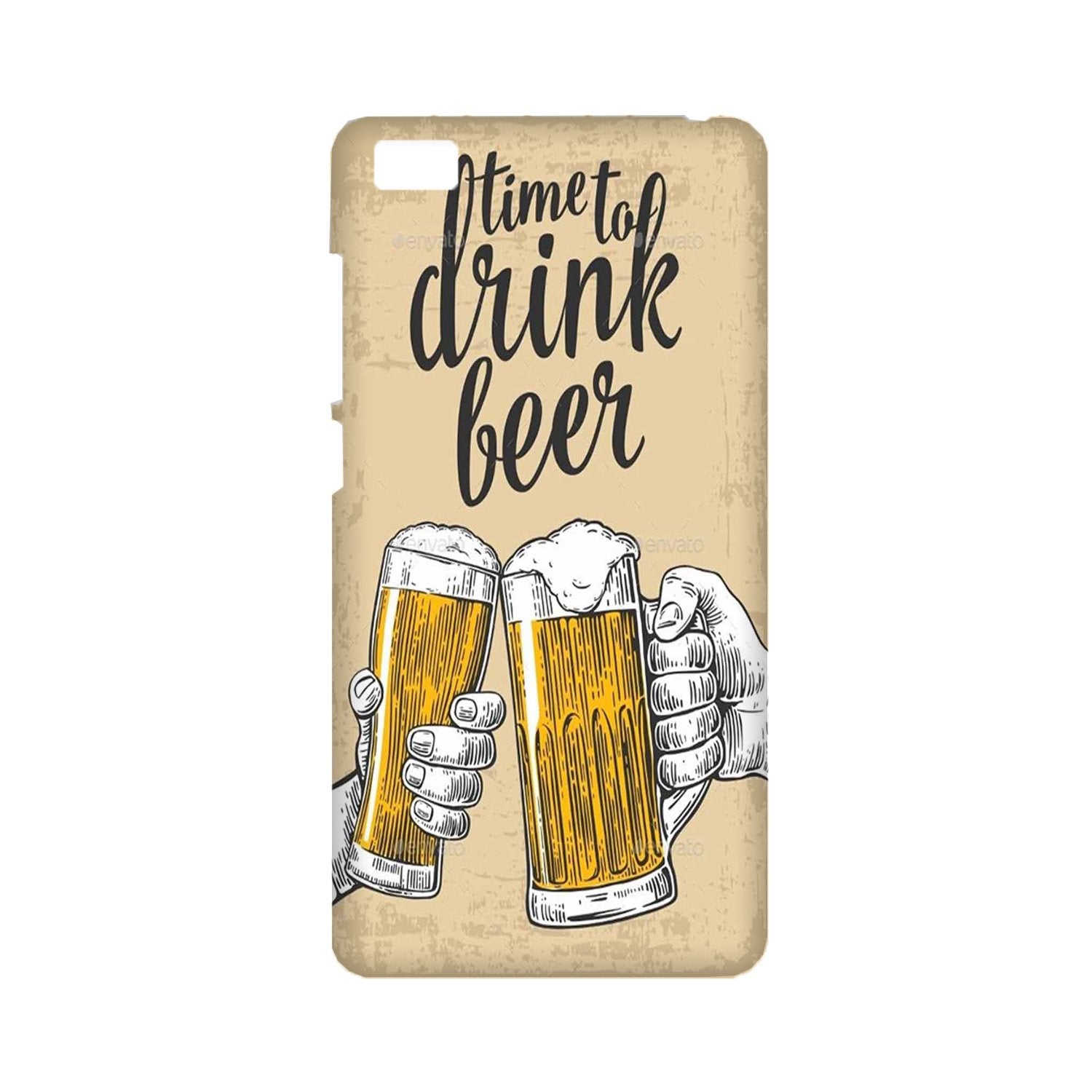 Drink Beer Mobile Back Case for Mi 5  (Design - 328)