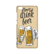 Drink Beer Mobile Back Case for Mi 5  (Design - 328)