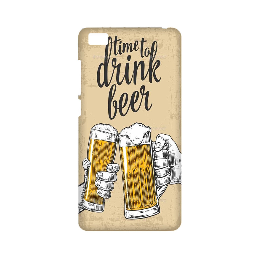 Drink Beer Mobile Back Case for Mi 5  (Design - 328)