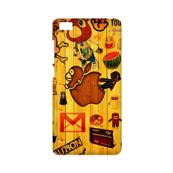 Wooden Texture Mobile Back Case for Mi 5  (Design - 367)