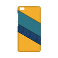 Diagonal Pattern Mobile Back Case for Mi 5  (Design - 370)