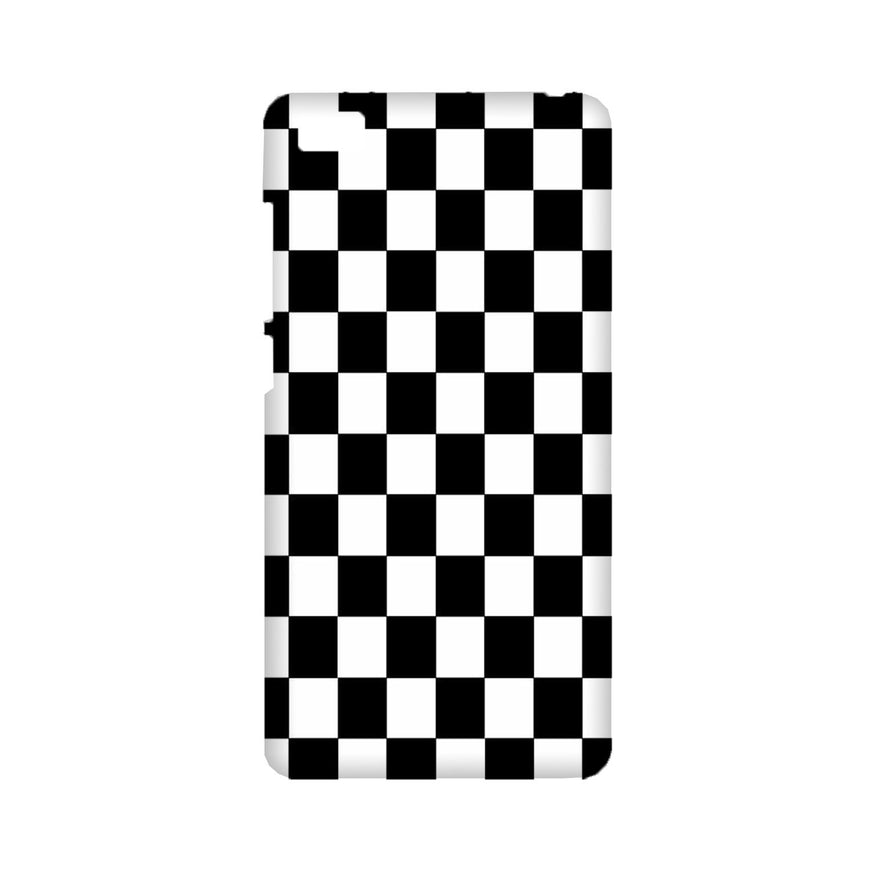Black White Boxes Mobile Back Case for Mi 5  (Design - 372)
