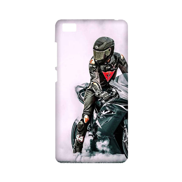 Biker Mobile Back Case for Mi 5  (Design - 383)