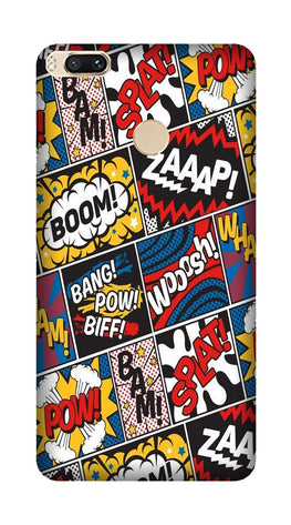 Boom Mobile Back Case for Mi A1(Design - 302)