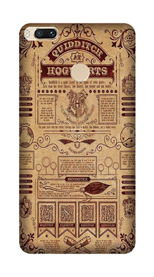 Hogwarts Mobile Back Case for Mi A1  (Design - 304)