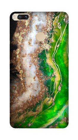 Marble Texture Mobile Back Case for Mi A1(Design - 307)