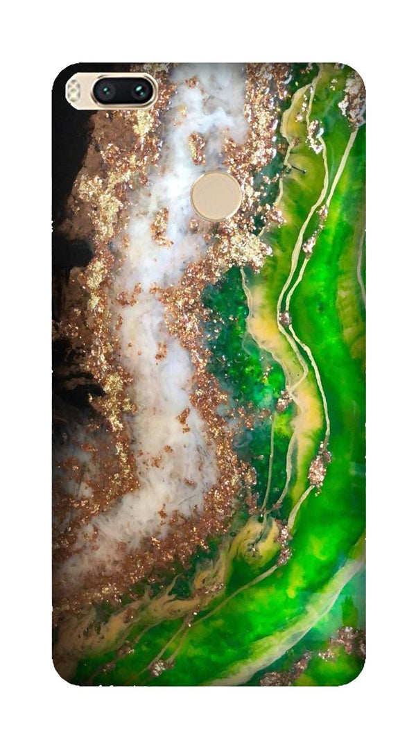 Marble Texture Mobile Back Case for Mi A1  (Design - 307)