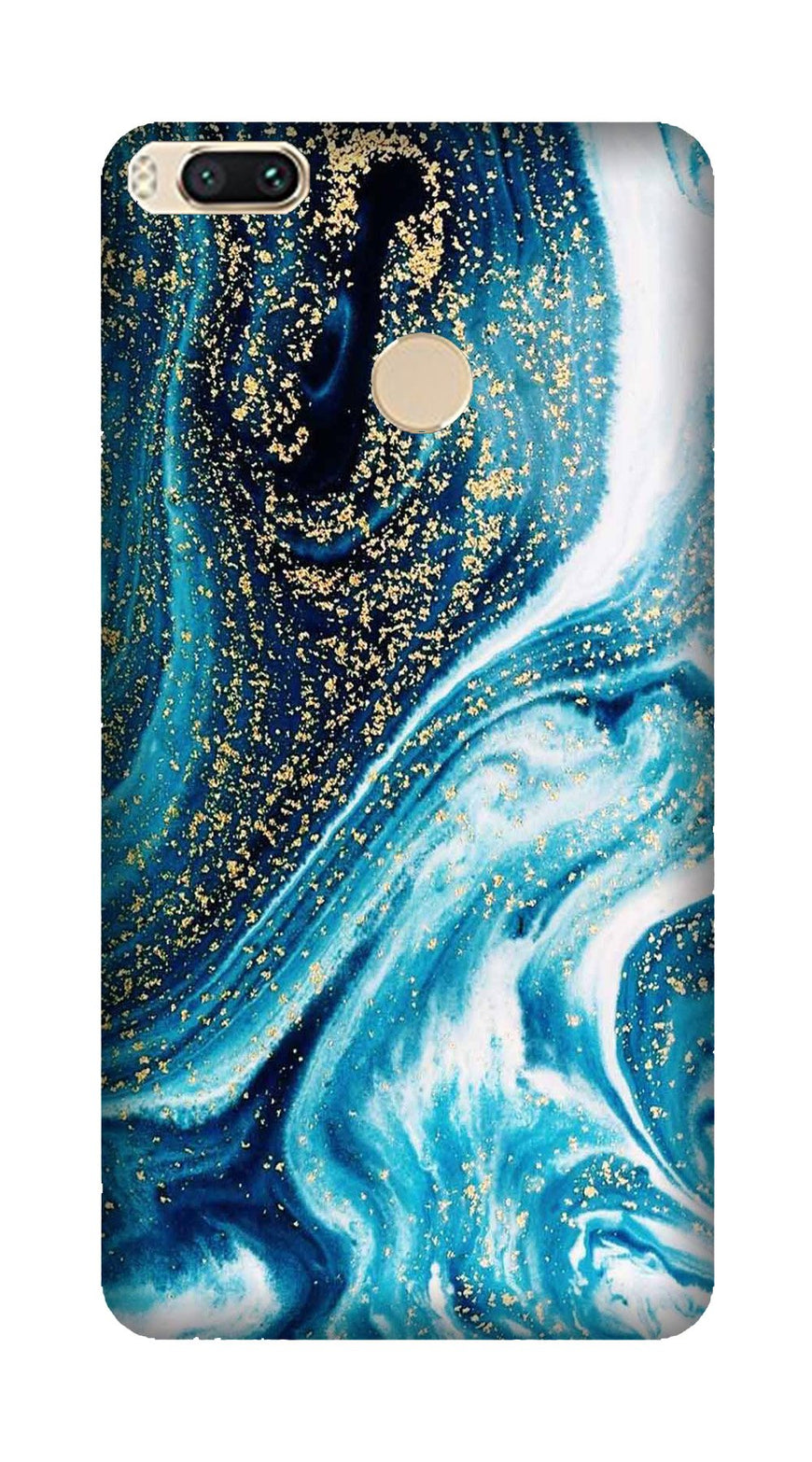 Marble Texture Mobile Back Case for Mi A1  (Design - 308)