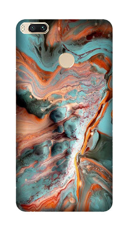 Marble Texture Mobile Back Case for Mi A1(Design - 309)