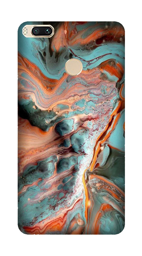 Marble Texture Mobile Back Case for Mi A1  (Design - 309)