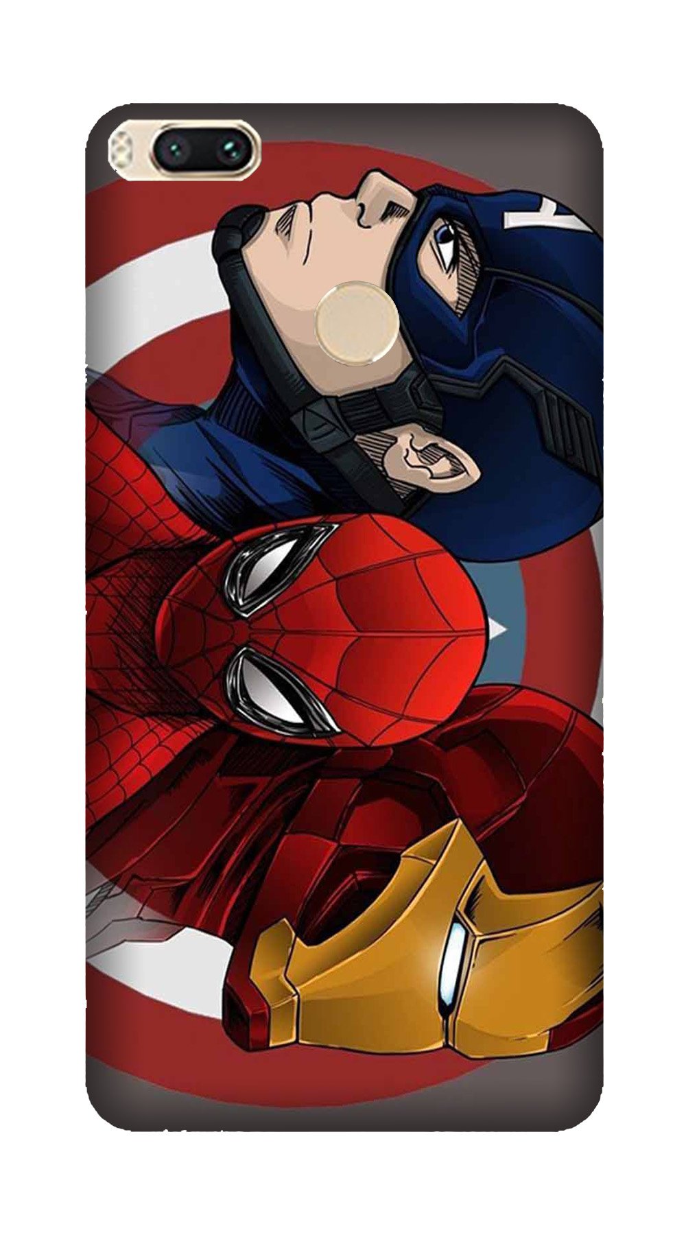 Superhero Mobile Back Case for Mi A1  (Design - 311)