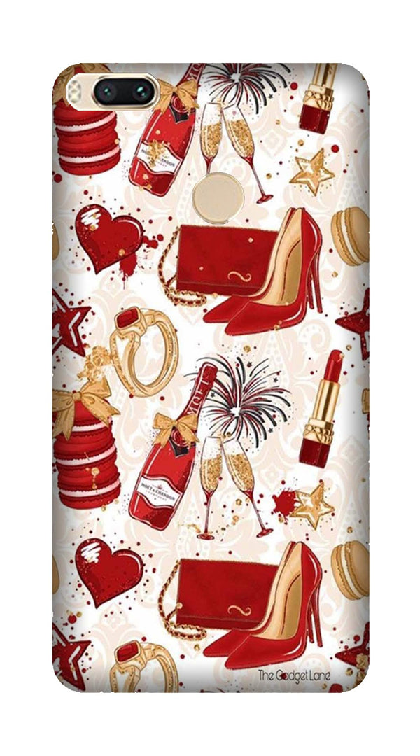 Girlish Mobile Back Case for Mi A1  (Design - 312)