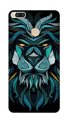 Lion Mobile Back Case for Mi A1  (Design - 314)
