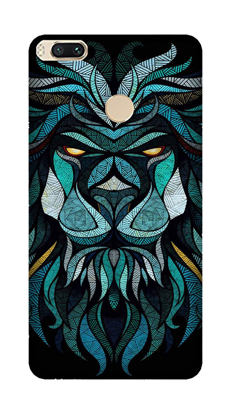 Lion Mobile Back Case for Mi A1  (Design - 314)