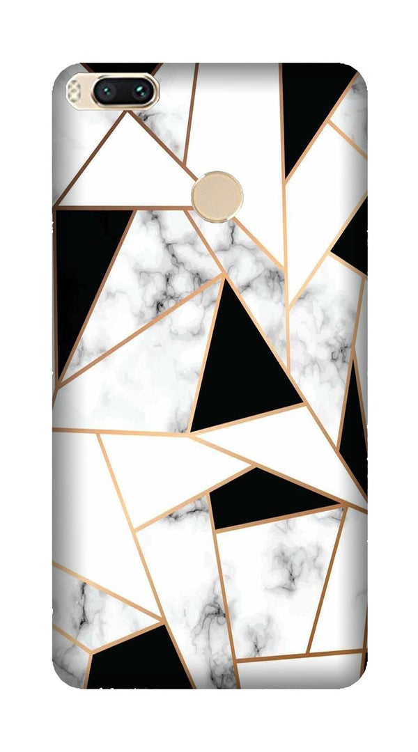 Marble Texture Mobile Back Case for Mi A1  (Design - 322)