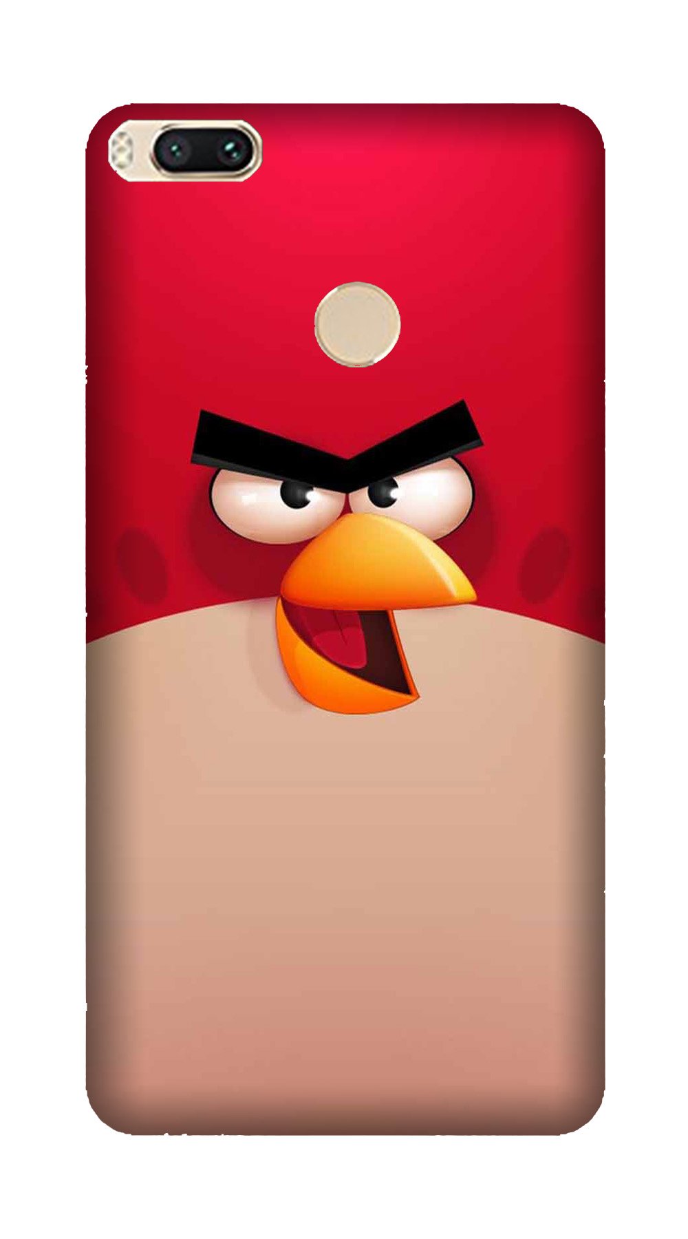 Angry Bird Red Mobile Back Case for Mi A1(Design - 325)