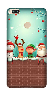 Santa Claus Mobile Back Case for Mi A1  (Design - 334)