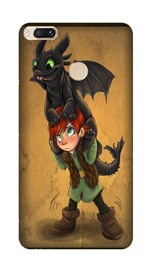 Dragon Mobile Back Case for Mi A1  (Design - 336)