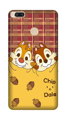 Chip n Dale Mobile Back Case for Mi A1  (Design - 342)