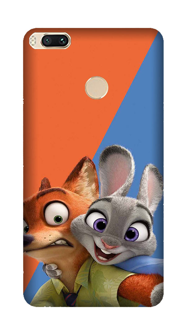 Cartoon Mobile Back Case for Mi A1  (Design - 346)