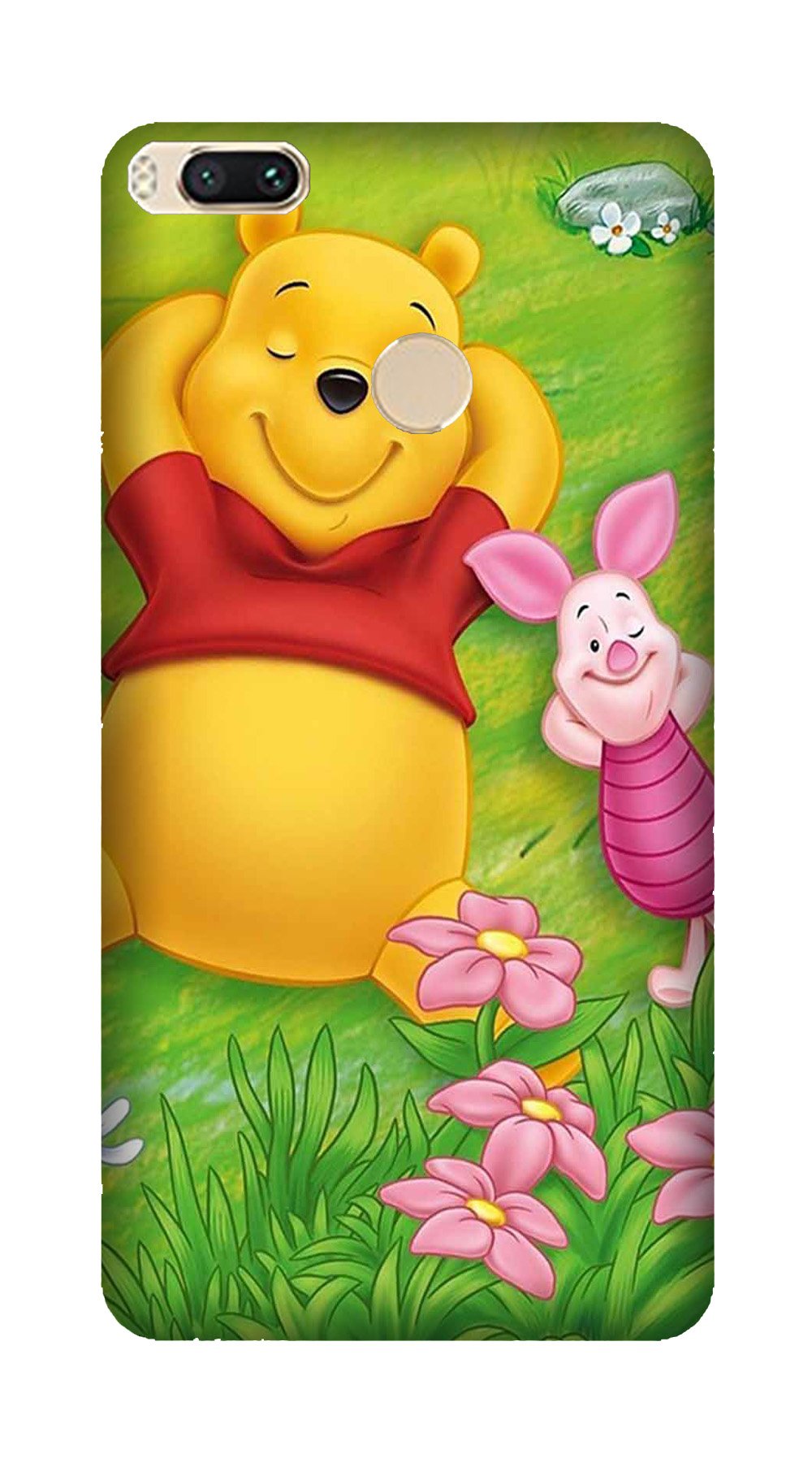 Winnie The Pooh Mobile Back Case for Mi A1  (Design - 348)