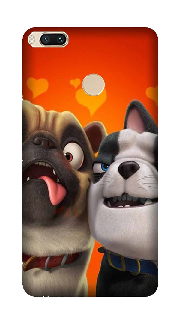 Dog Puppy Mobile Back Case for Mi A1  (Design - 350)