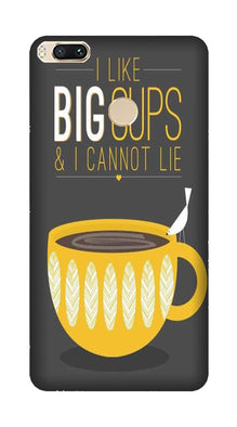 Big Cups Coffee Mobile Back Case for Mi A1  (Design - 352)