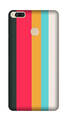 Color Pattern Mobile Back Case for Mi A1  (Design - 369)
