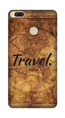 Travel Mobile Back Case for Mi A1  (Design - 375)