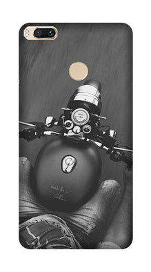 Royal Enfield Mobile Back Case for Mi A1  (Design - 382)
