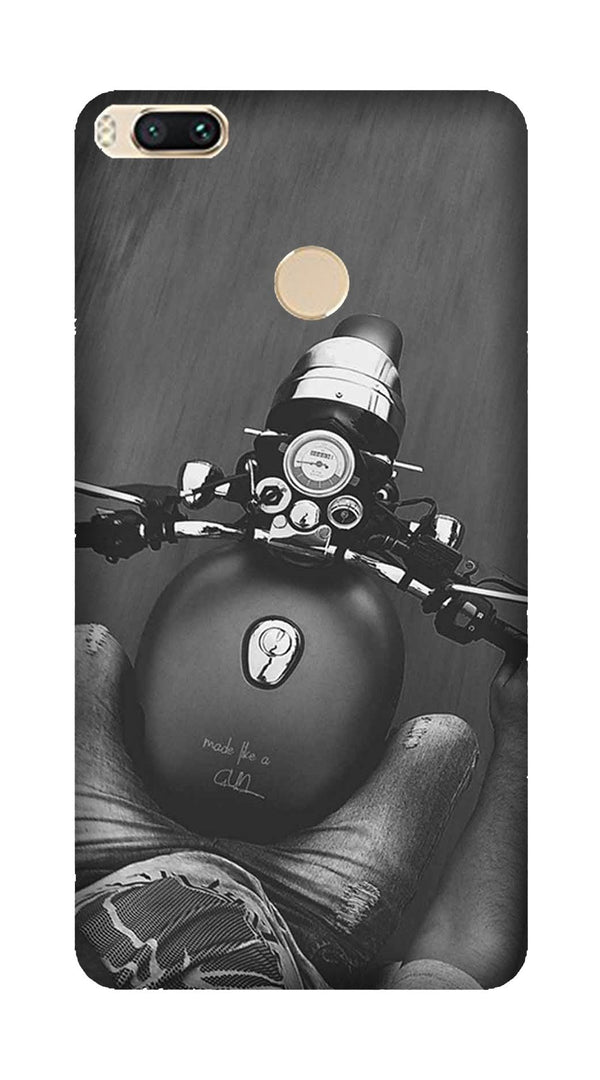 Royal Enfield Mobile Back Case for Mi A1  (Design - 382)
