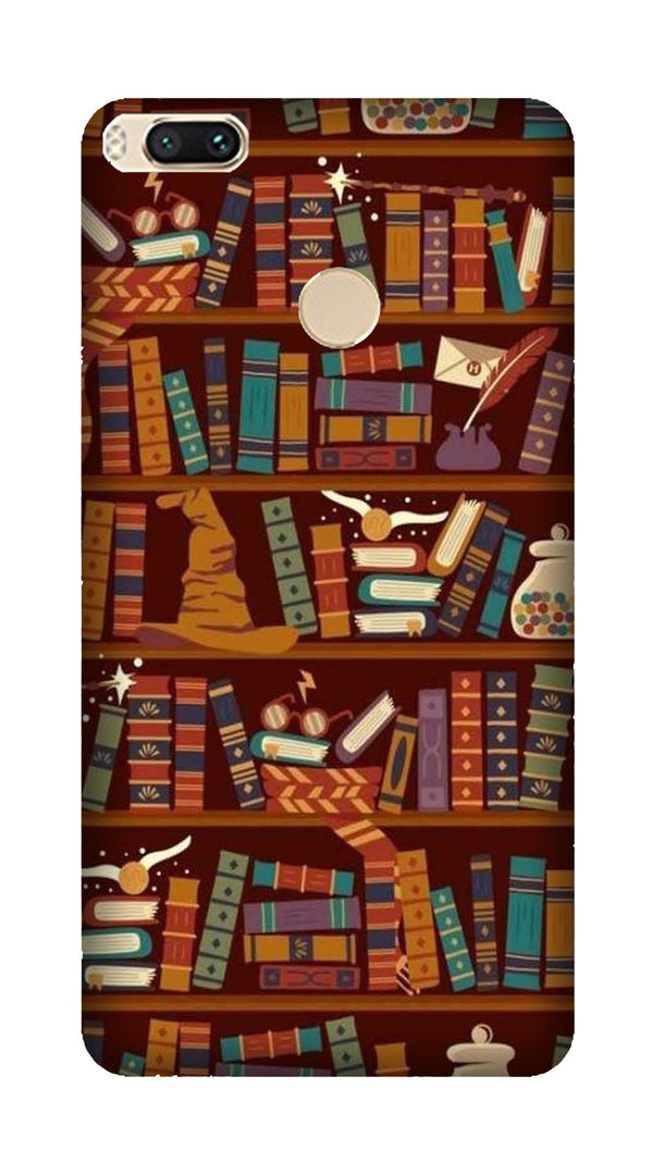 Book Shelf Mobile Back Case for Mi A1  (Design - 390)