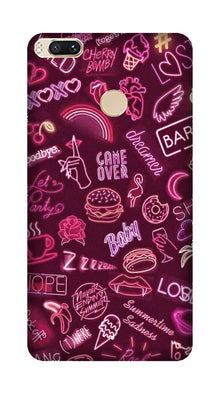 Party Theme Mobile Back Case for Mi A1  (Design - 392)