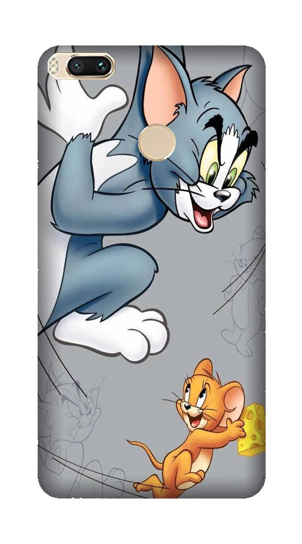 Tom n Jerry Mobile Back Case for Mi A1  (Design - 399)