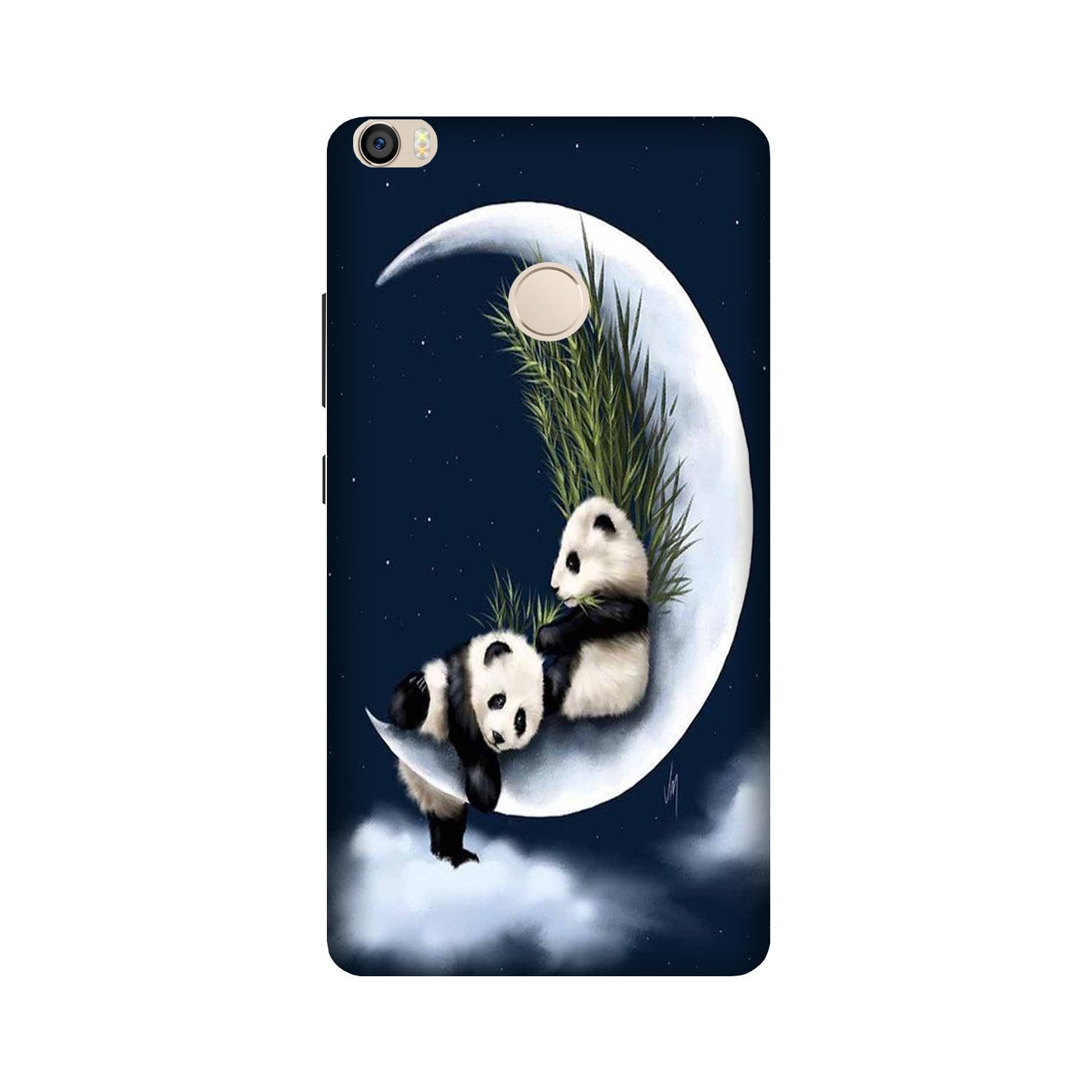 Panda Moon Mobile Back Case for Mi Max / Max Prime  (Design - 318)