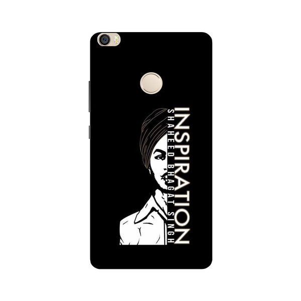 Bhagat Singh Mobile Back Case for Mi Max 2  (Design - 329)