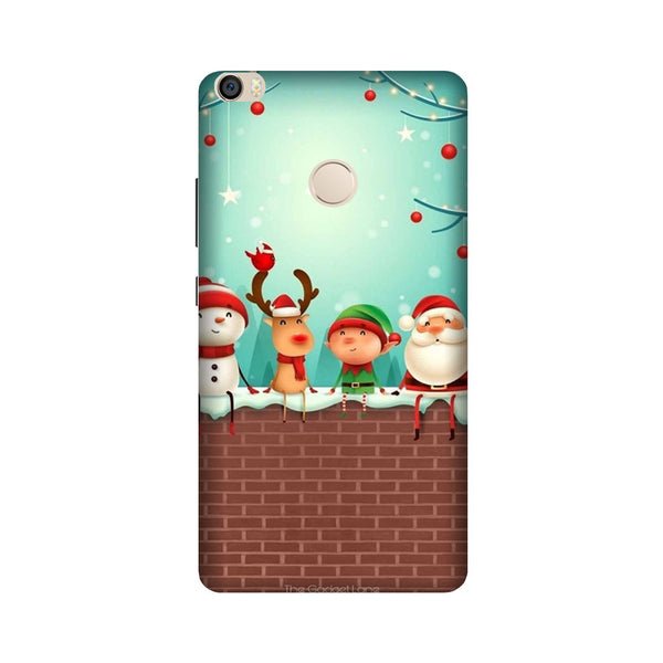 Santa Claus Mobile Back Case for Mi Max 2  (Design - 334)