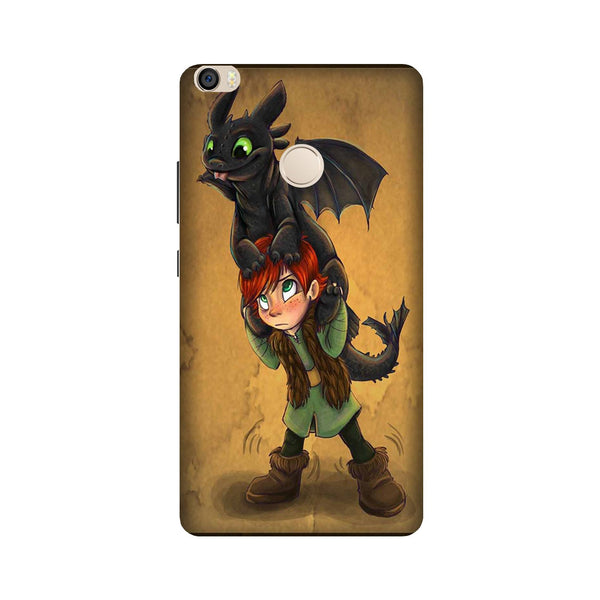 Dragon Mobile Back Case for Mi Max 2  (Design - 336)
