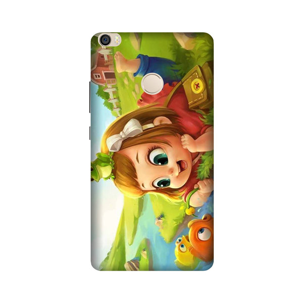 Baby Girl Mobile Back Case for Mi Max 2  (Design - 339)