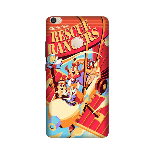 Rescue Rangers Mobile Back Case for Mi Max 2  (Design - 341)