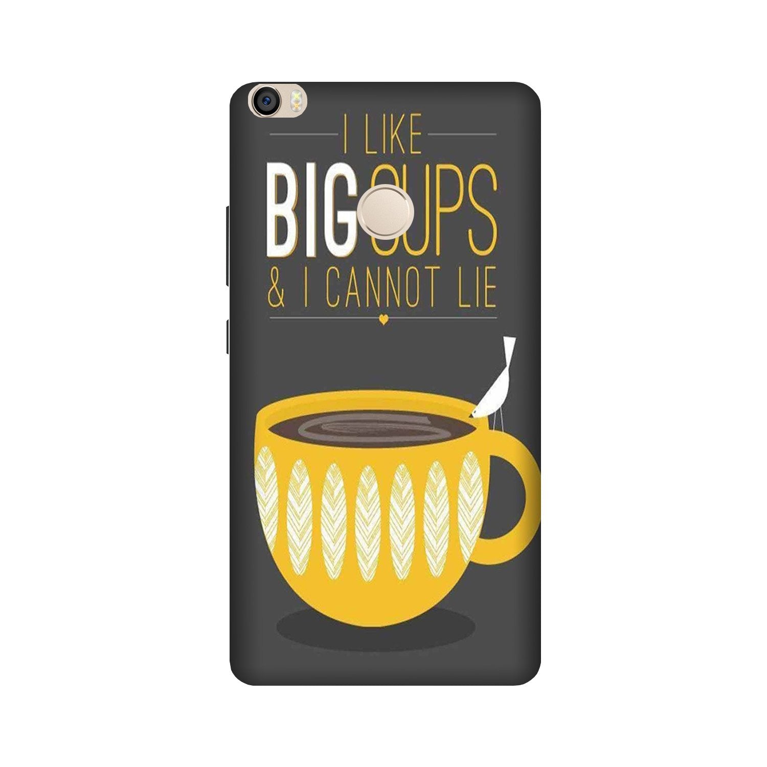 Big Cups Coffee Mobile Back Case for Mi Max 2  (Design - 352)