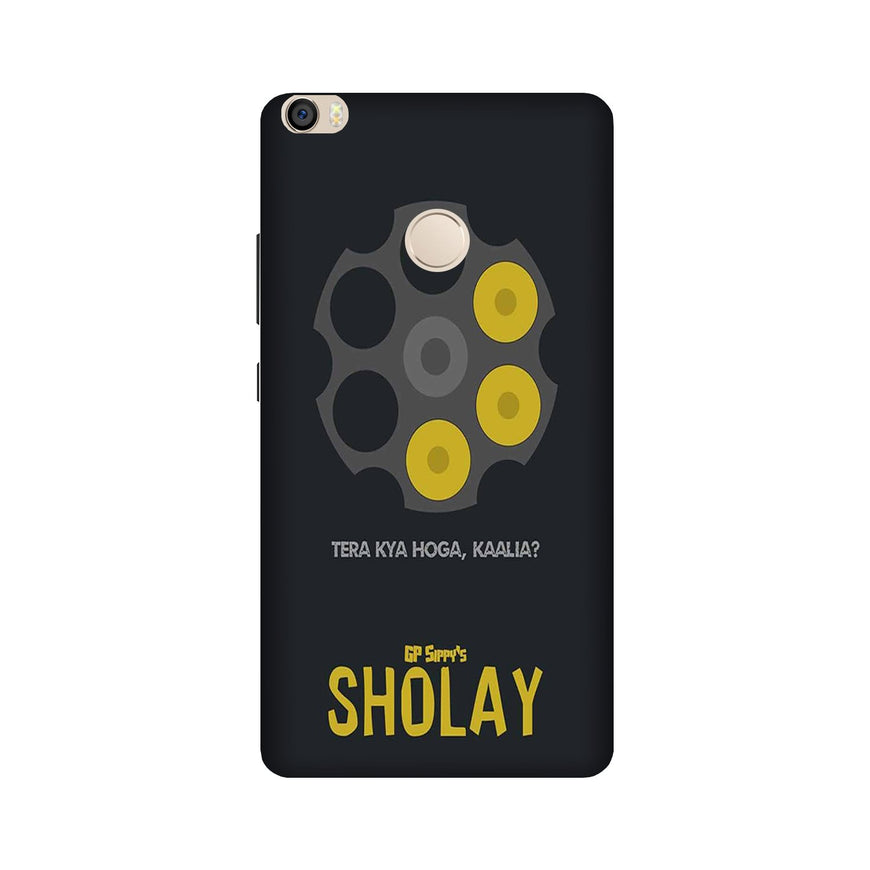 Sholay Mobile Back Case for Mi Max 2  (Design - 356)