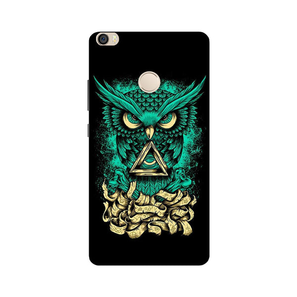 Owl Mobile Back Case for Mi Max 2  (Design - 358)
