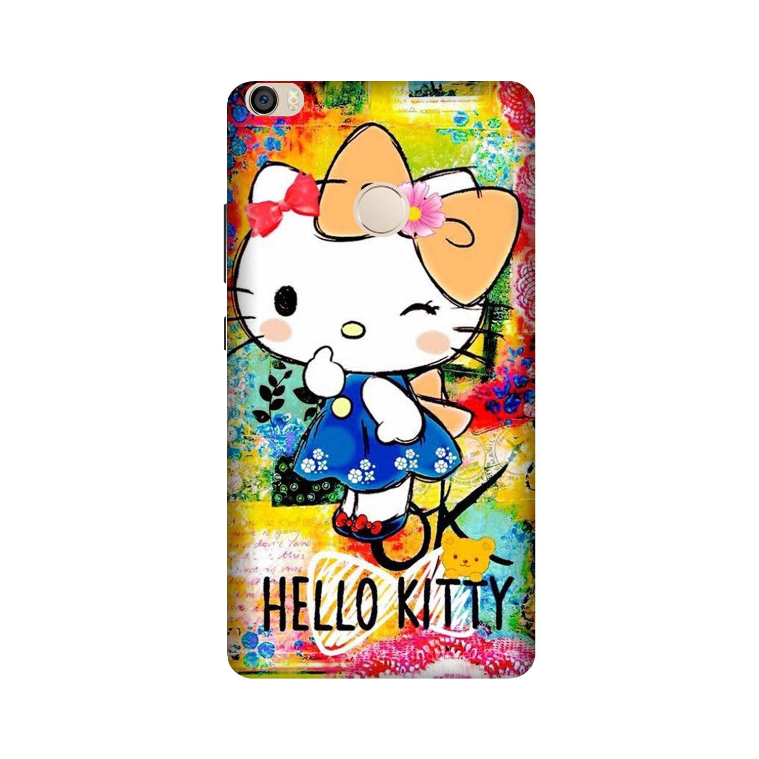 Hello Kitty Mobile Back Case for Mi Max 2  (Design - 362)
