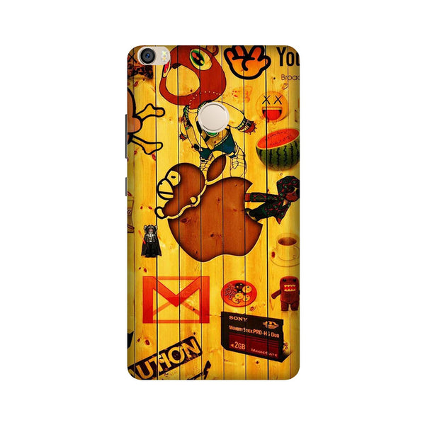Wooden Texture Mobile Back Case for Mi Max / Max Prime  (Design - 367)