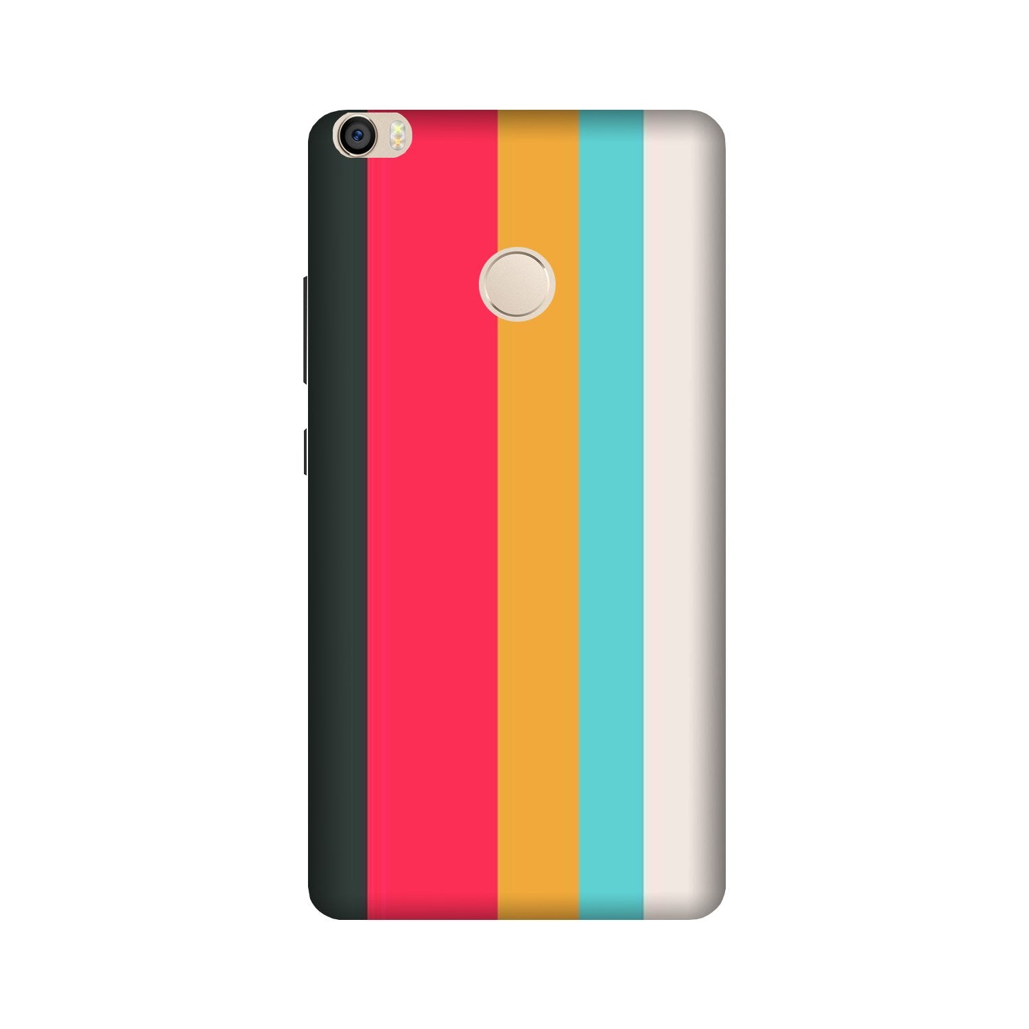 Color Pattern Mobile Back Case for Mi Max / Max Prime  (Design - 369)