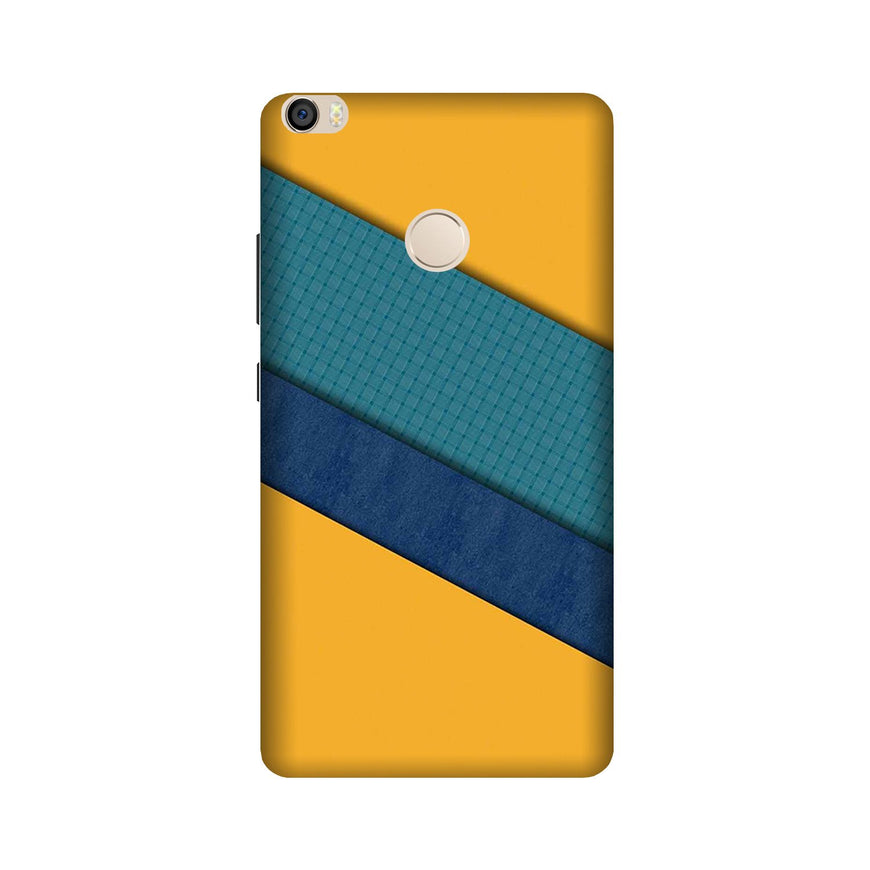 Diagonal Pattern Mobile Back Case for Mi Max 2  (Design - 370)