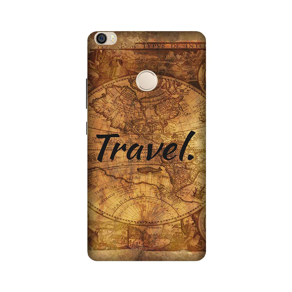 Travel Mobile Back Case for Mi Max / Max Prime  (Design - 375)